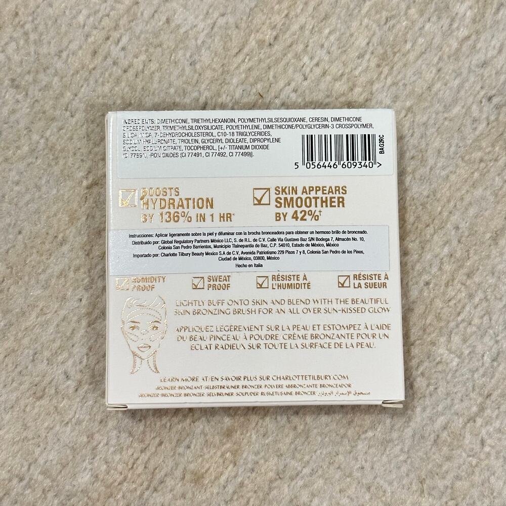 NEW Charlotte Tilbury Beautiful Skin Sun-Kissed Glow Cream Bronzer in 3 Tan - Picture 6 of 6